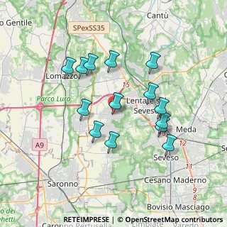 Mappa Via Conciliazione, 20824 Lazzate MB, Italia (3.275)