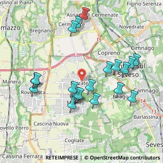 Mappa Via Conciliazione, 20824 Lazzate MB, Italia (1.999)