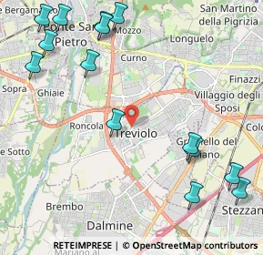 Mappa Via Andrea Galetti, 24048 Treviolo BG, Italia (2.78643)