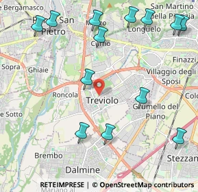 Mappa Via Andrea Galetti, 24048 Treviolo BG, Italia (2.64231)