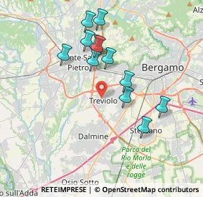 Mappa Via Andrea Galetti, 24048 Treviolo BG, Italia (3.40417)