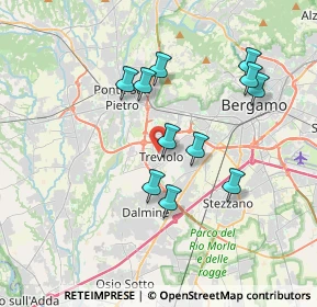 Mappa Via Andrea Galetti, 24048 Treviolo BG, Italia (3.31636)