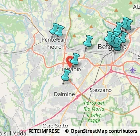Mappa Via Andrea Galetti, 24048 Treviolo BG, Italia (4.49643)