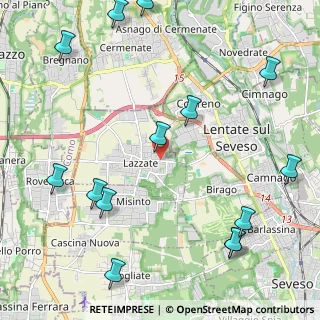 Mappa Via Libertà, 20824 Lazzate MB, Italia (2.87357)