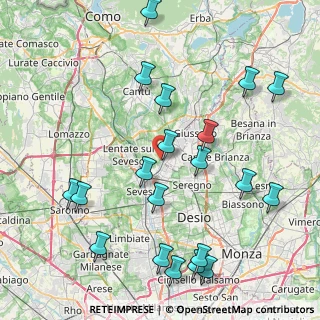 Mappa Via Varese, 20821 Meda MB, Italia (9.677)