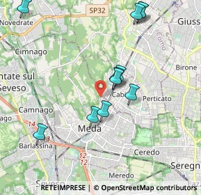 Mappa Via Varese, 20821 Meda MB, Italia (1.98545)