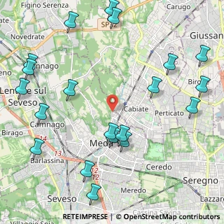 Mappa Via Varese, 20821 Meda MB, Italia (2.76)