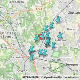 Mappa Via Varese, 20821 Meda MB, Italia (1.43125)
