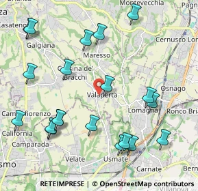 Mappa Via Carlo Porta, 23880 Casatenovo LC, Italia (2.409)