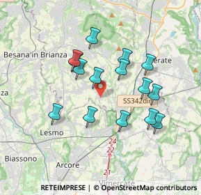 Mappa Via Carlo Porta, 23880 Casatenovo LC, Italia (3.15933)