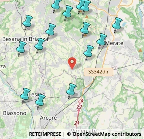 Mappa Via Carlo Porta, 23880 Casatenovo LC, Italia (4.94533)
