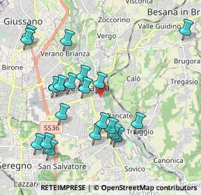 Mappa Via Privata Giovanni Boccaccio, 20841 Carate Brianza MB, Italia (2.0985)