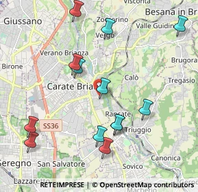 Mappa Via Privata Giovanni Boccaccio, 20841 Carate Brianza MB, Italia (2.17154)