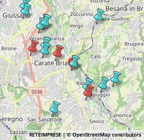 Mappa Via Privata Giovanni Boccaccio, 20841 Carate Brianza MB, Italia (2.2275)