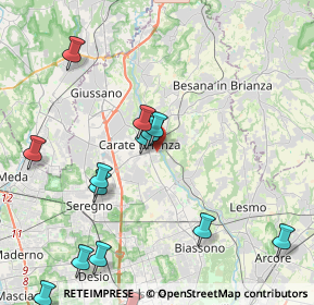 Mappa Via Privata Giovanni Boccaccio, 20841 Carate Brianza MB, Italia (5.19133)