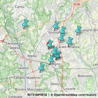 Mappa Via Padova, 20833 Giussano MB, Italia (3.02)