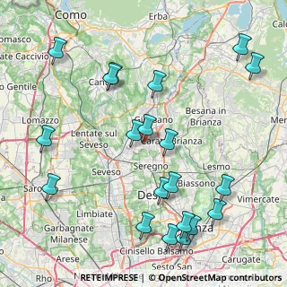 Mappa Via Padova, 20833 Giussano MB, Italia (9.888)