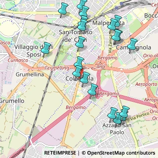 Mappa Piazza Emanuele Filiberto, 24126 Bergamo BG, Italia (1.2095)