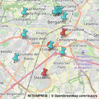 Mappa Piazza Emanuele Filiberto, 24126 Bergamo BG, Italia (2.36091)