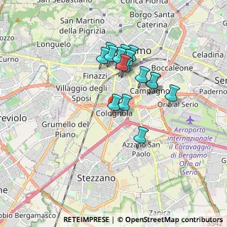 Mappa Piazza Emanuele Filiberto, 24126 Bergamo BG, Italia (1.45813)