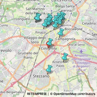 Mappa Piazza Emanuele Filiberto, 24126 Bergamo BG, Italia (2.026)
