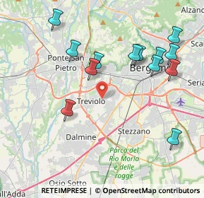Mappa Via Garibaldi, 24048 Treviolo BG, Italia (4.31692)