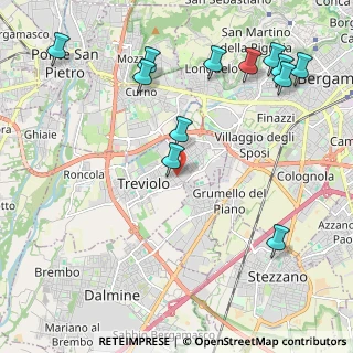 Mappa Via Garibaldi, 24048 Treviolo BG, Italia (2.57417)