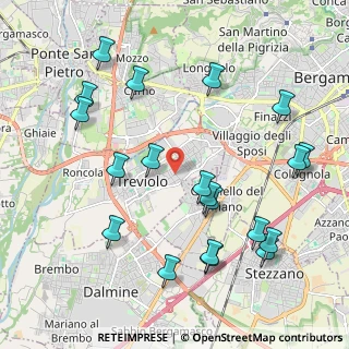 Mappa Via Giacomo Matteotti, 24048 Treviolo BG, Italia (2.32)