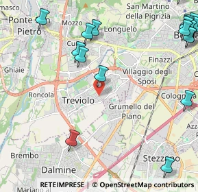 Mappa Via Giacomo Matteotti, 24048 Treviolo BG, Italia (3.3065)