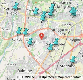 Mappa Via Garibaldi, 24048 Treviolo BG, Italia (2.38)