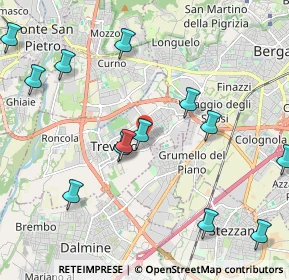 Mappa Via Garibaldi, 24048 Treviolo BG, Italia (2.41846)