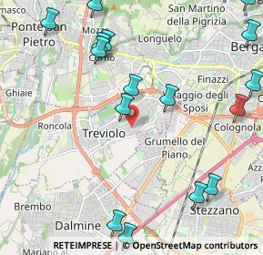 Mappa Via Giacomo Matteotti, 24048 Treviolo BG, Italia (2.76375)