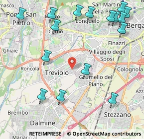 Mappa Via Giacomo Matteotti, 24048 Treviolo BG, Italia (2.76188)