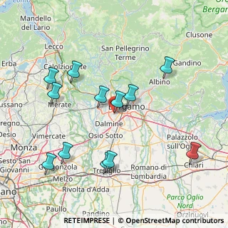 Mappa Via Garibaldi, 24048 Treviolo BG, Italia (16.40917)