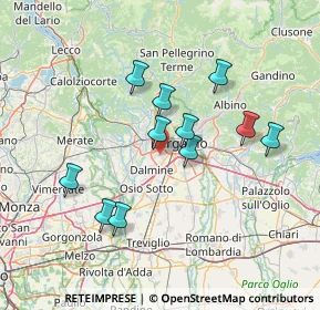 Mappa Via Garibaldi, 24048 Treviolo BG, Italia (12.76455)