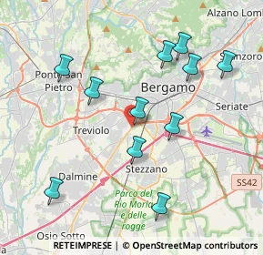 Mappa Via Grumello, 24127 Bergamo BG, Italia (3.97)
