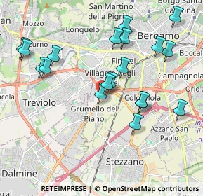 Mappa Via Grumello, 24127 Bergamo BG, Italia (2.04105)