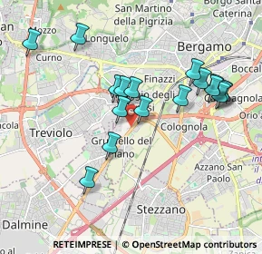 Mappa Via Grumello, 24127 Bergamo BG, Italia (1.83882)