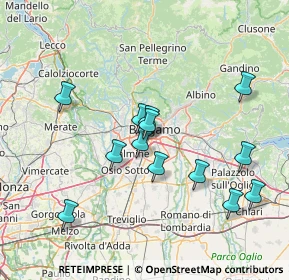 Mappa Via Grumello, 24127 Bergamo BG, Italia (14.00769)