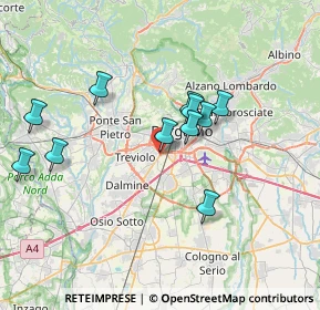 Mappa Via Grumello, 24127 Bergamo BG, Italia (6.67636)