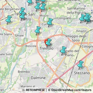 Mappa Via Antonietta Arioli Dolci, 24048 Treviolo BG, Italia (3.14563)