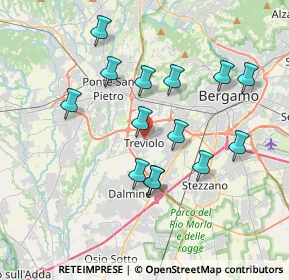 Mappa Via Antonietta Arioli Dolci, 24048 Treviolo BG, Italia (3.44143)