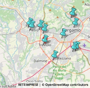 Mappa Via A. Dolci, 24048 Treviolo BG, Italia (3.90083)