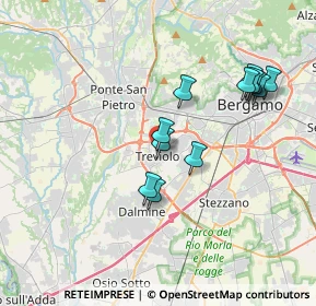 Mappa Via Antonietta Arioli Dolci, 24048 Treviolo BG, Italia (3.4225)
