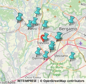 Mappa Via A. Dolci, 24048 Treviolo BG, Italia (3.47533)