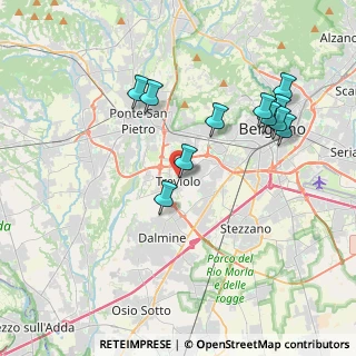Mappa Via Antonietta Arioli Dolci, 24048 Treviolo BG, Italia (3.81909)