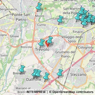 Mappa Via Tasso T., 24048 Treviolo BG, Italia (3.253)
