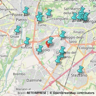 Mappa Via Tasso T., 24048 Treviolo BG, Italia (2.58158)