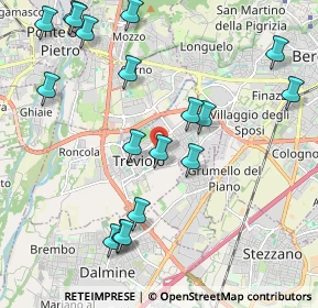 Mappa Via Tasso T., 24048 Treviolo BG, Italia (2.38389)