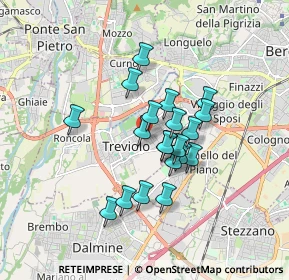 Mappa Via Tasso T., 24048 Treviolo BG, Italia (1.3135)